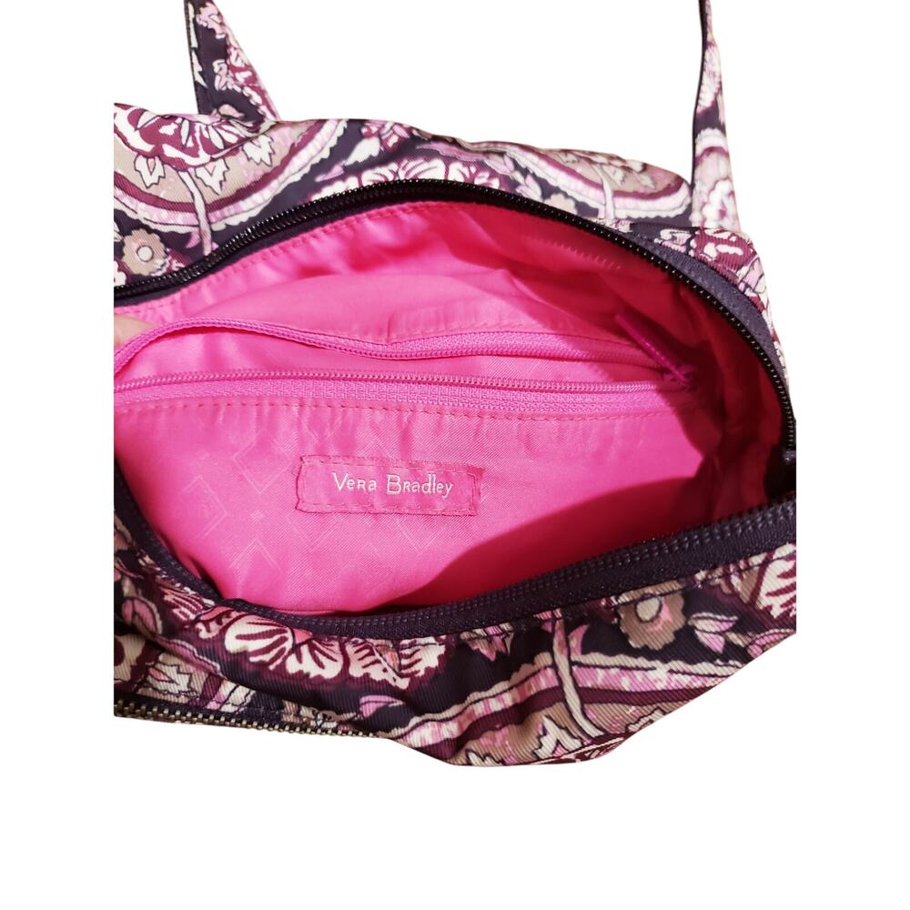 Vera Bradley Midtown Hipster Crossbody Bag Floral Print Pink - Picture 10 of 11